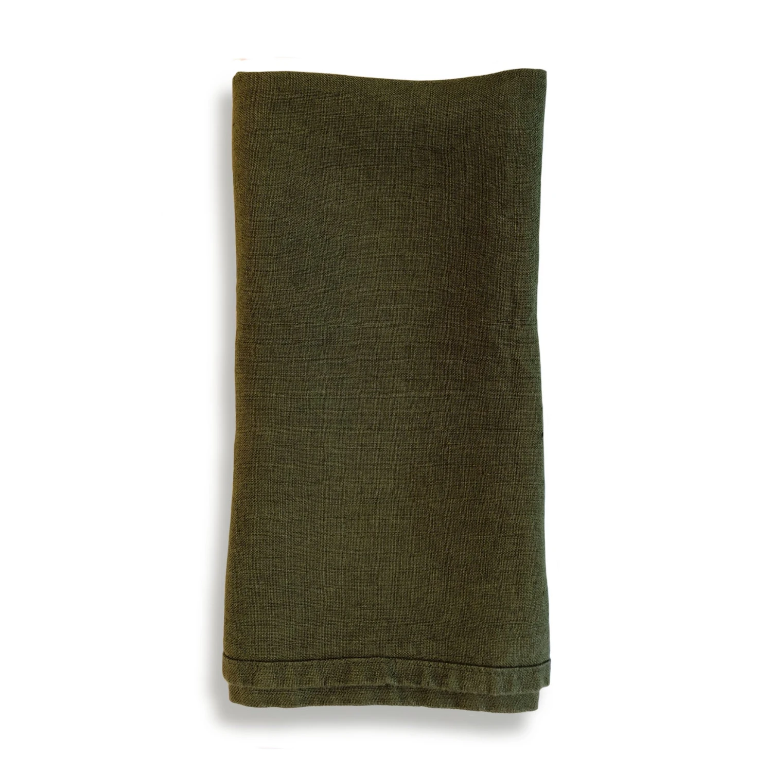 Bertioli By Thyme Dark Green Linen Napkin Table Linens 4 Bertioli By Thyme Dark Green Linen Napkin Table Linens