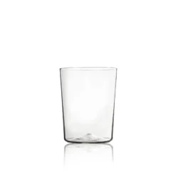 Murano Drinkware Simple Hand Blown Water Glass In Clear