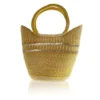Mmaa Social Sandra Market Basket In Yellow Window Bags & Baskets