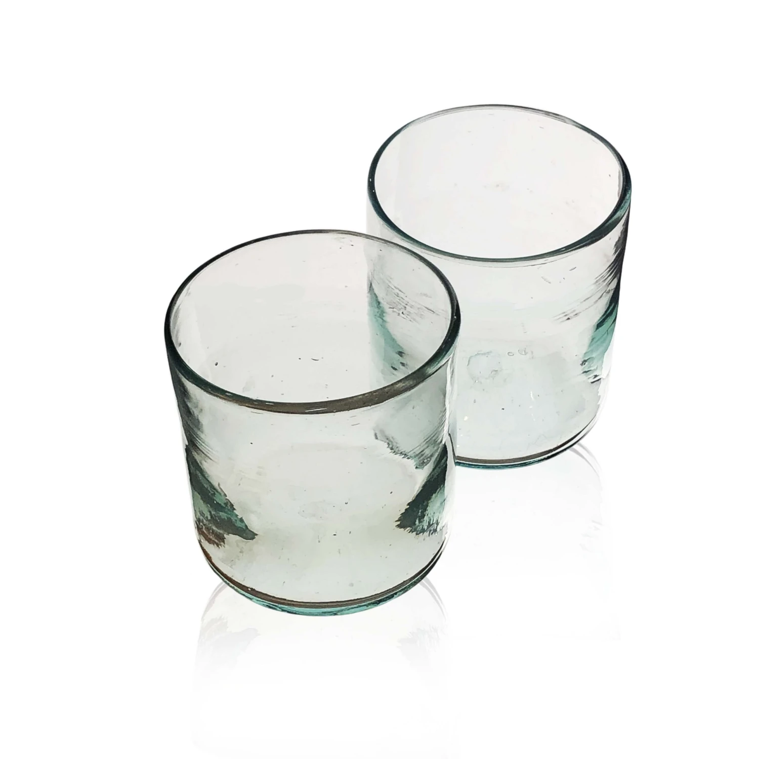 Salaheddin Drinkware Recycled Water Glass- Clear 3 Salaheddin Drinkware Recycled Water Glass- Clear