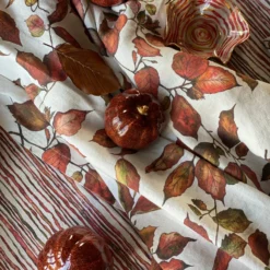 Deborah Brett Hand Painted Ceramic Red Pumpkin Ceramics
