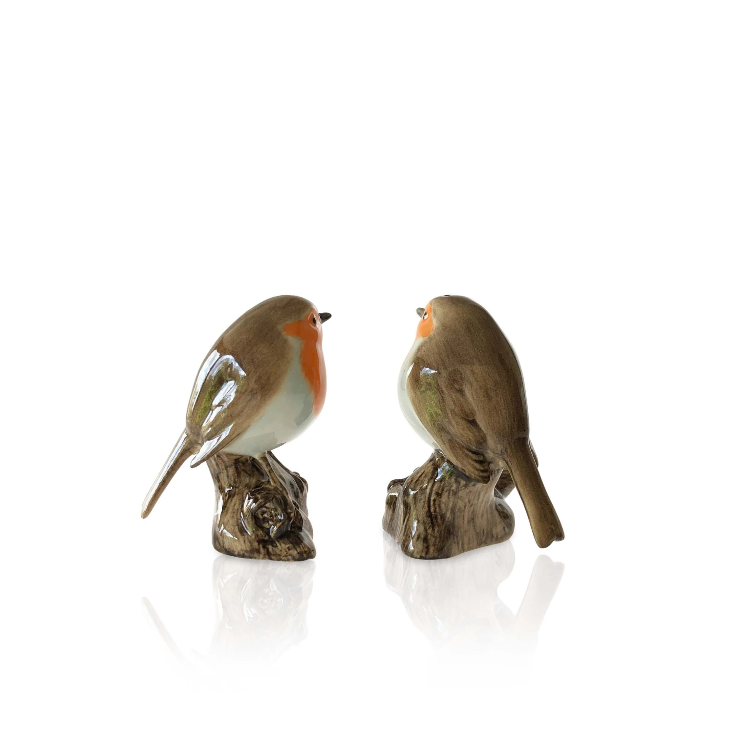 Quail Ceramics Robin Salt & Pepper Shakers 4 Quail Ceramics Robin Salt & Pepper Shakers