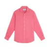 Love Brand Abaco Linen Shirt - Ruby Red Menswear