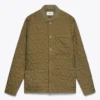 Wax London Menswear Sung Quilted Jacket - Khaki