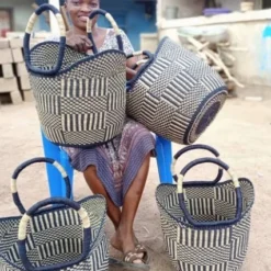 Mmaa Social Market Basket In Blue Bags & Baskets 7 Mmaa Social Market Basket In Blue Bags & Baskets