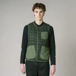 Kestin Hayle Gilet - Forest/Black Menswear