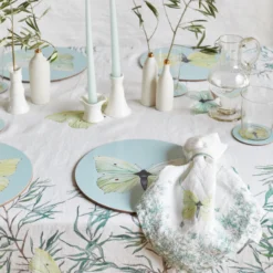 Bertioli By Thyme Brimstone Butterfly And Buckthorn Table Cloth Table Linens