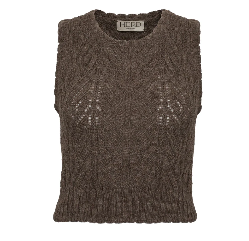 Herd Wyre Vest - Loam Womenswear 3 Herd Wyre Vest - Loam Womenswear