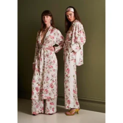 Bertioli By Thyme Silkwear Silk Head Scarf In Pink Rose