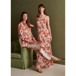 Bertioli By Thyme Silkwear Silk Shirt In Wild Rose With Stripe 11 Bertioli By Thyme Silkwear Silk Shirt In Wild Rose With Stripe