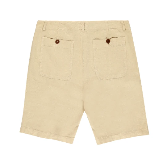 Love Brand Menswear Linen Shorts In Stone 5 Love Brand Menswear Linen Shorts In Stone