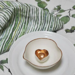 Bertioli By Thyme Green Stem Linen Napkin 8 Bertioli By Thyme Green Stem Linen Napkin