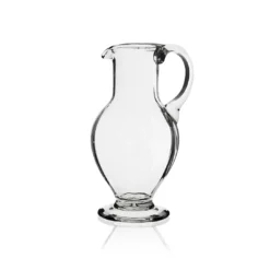 Thyme Traditional Optic Glass Water Jug