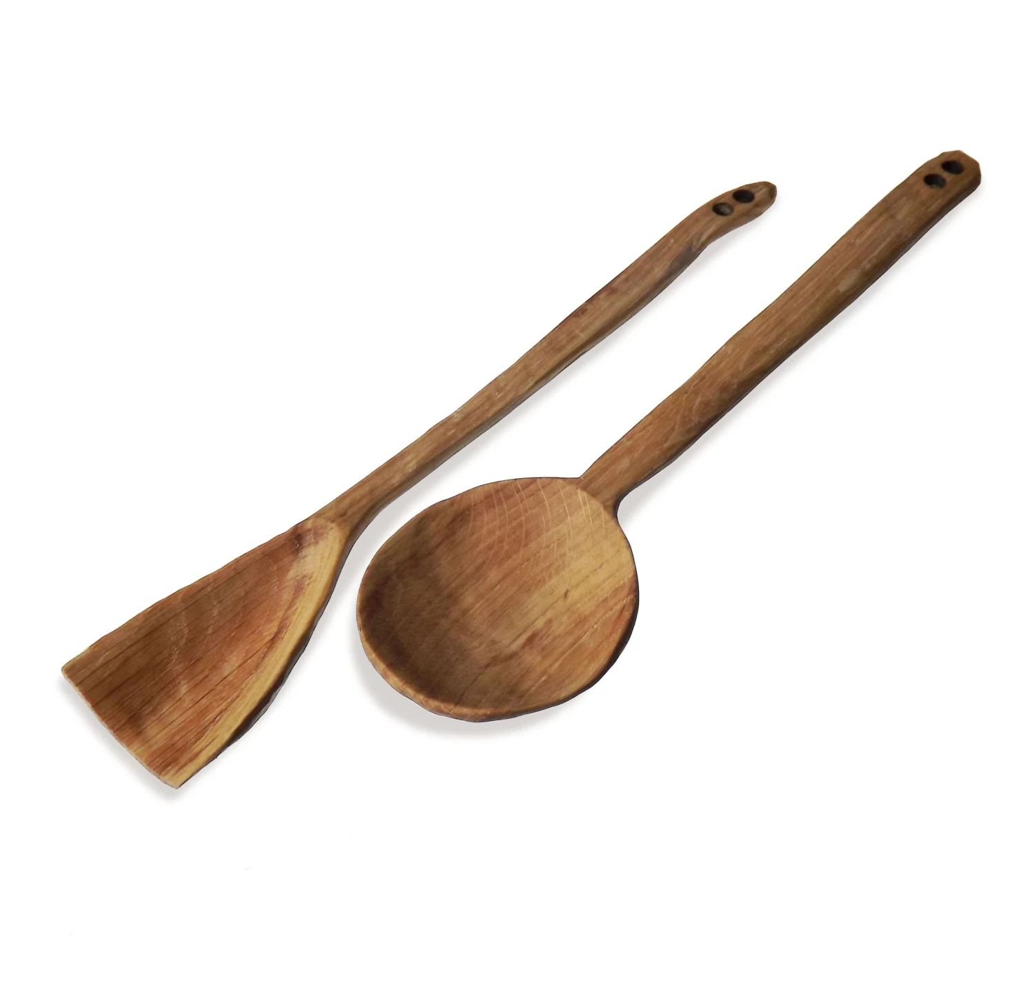 SKAPA Wood Hand Carved Salad Servers Wood 3 SKAPA Wood Hand Carved Salad Servers Wood