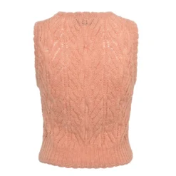 Herd Wyre Vest - Peach Womenswear