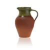 Medium Thyme Farmhouse Water Jug In Green Ceramics 2 Medium Thyme Farmhouse Water Jug In Green Ceramics