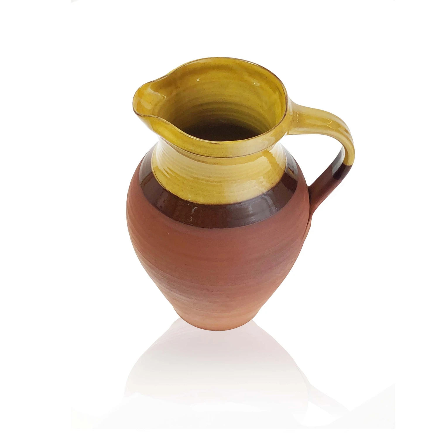 Thyme Ceramics Medium Farmhouse Water Jug In Honey 4 Thyme Ceramics Medium Farmhouse Water Jug In Honey