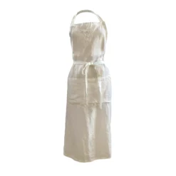 Bertioli By Thyme Aprons Off White Embroidered Linen Apron