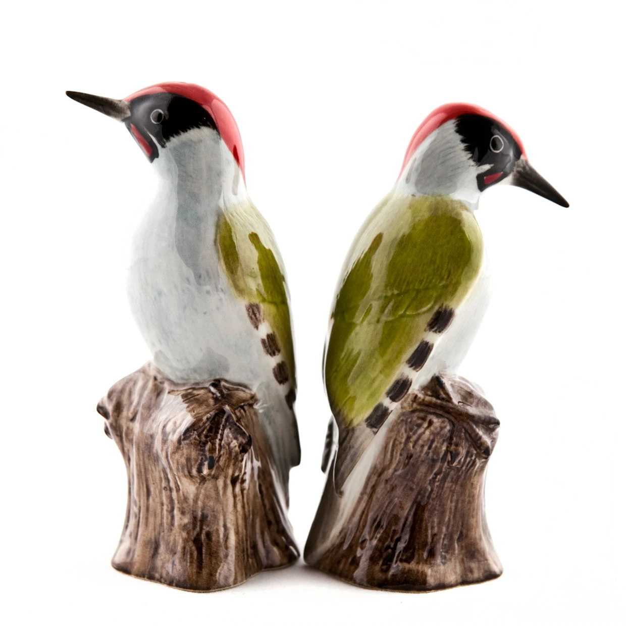 Quail Woodpecker Salt & Pepper Shakers 4 Quail Woodpecker Salt & Pepper Shakers