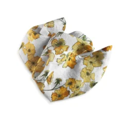 Bertioli By Thyme Table Linens Yellow Rose Napkin