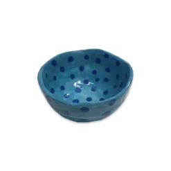 Lomito Ceramics Ceramic Dot Bowl - Blue
