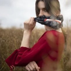 Tidings Silk Scarf -Girls Girls Girls (Sunrise)