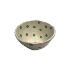 Lomito Ceramics Ceramic Dot Bowl - Green