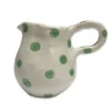 Lomito Ceramics Large Jug With Green Dots 1 Lomito Ceramics Large Jug With Green Dots