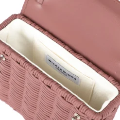 Wicker Wings Mini Kuai Bag In Dusk Bags & Baskets