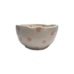 Lomito Ceramics Ceramic Dot Bowl - Pink