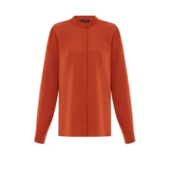 Valle & Vik Womenswear The Beau Shirt In Rust